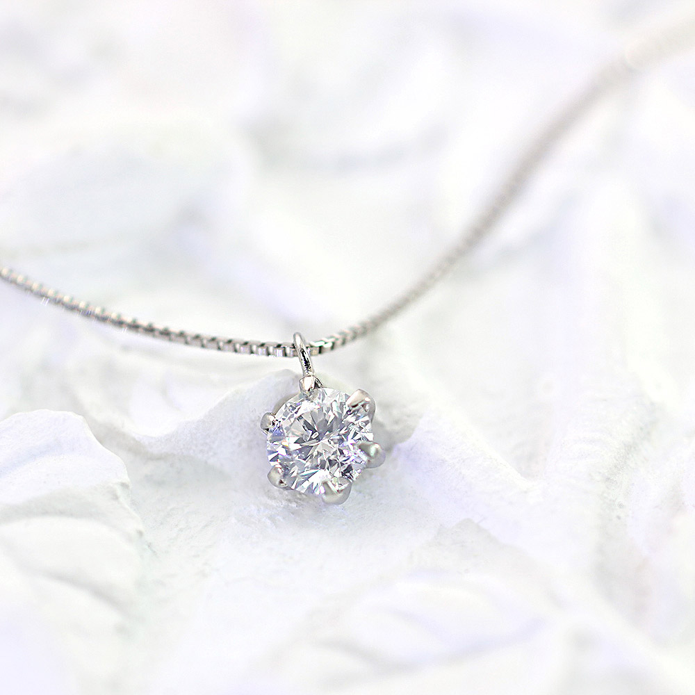 Pt900 4月誕生石 ダイヤモンド 0.3ct ネックレス プラチナ900 贈り物にギフトジュエリー専門通販【ジュエリーローラ公式サイト】